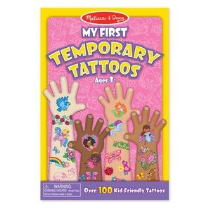 Melissa & Doug My First Temporary Tattoos - Set, Pink
New